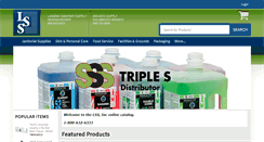 Desktop Screenshot of catalog.lssclean.com